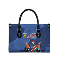 Custom Namibia Cricket Leather Bag Go Eagles Est 1992 - Wonder Print Shop