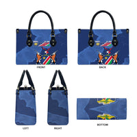 Custom Namibia Cricket Leather Bag Go Eagles Est 1992 - Wonder Print Shop