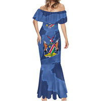 Custom Namibia Cricket Mermaid Dress Go Eagles Est 1992 - Wonder Print Shop