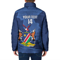 Custom Namibia Cricket Padded Jacket Go Eagles Est 1992 - Wonder Print Shop