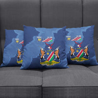 Custom Namibia Cricket Pillow Cover Go Eagles Est 1992 - Wonder Print Shop