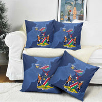 Custom Namibia Cricket Pillow Cover Go Eagles Est 1992 - Wonder Print Shop