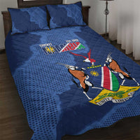 Custom Namibia Cricket Quilt Bed Set Go Eagles Est 1992 - Wonder Print Shop