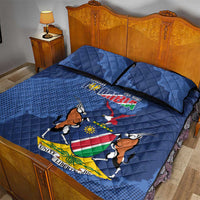 Custom Namibia Cricket Quilt Bed Set Go Eagles Est 1992 - Wonder Print Shop