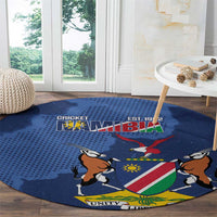 Custom Namibia Cricket Round Carpet Go Eagles Est 1992 - Wonder Print Shop