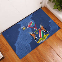 Custom Namibia Cricket Rubber Doormat Go Eagles Est 1992 - Wonder Print Shop
