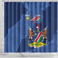 Custom Namibia Cricket Shower Curtain Go Eagles Est 1992 - Wonder Print Shop