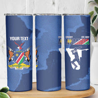 Custom Namibia Cricket Skinny Tumbler Go Eagles Est 1992 - Wonder Print Shop