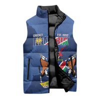 Custom Namibia Cricket Sleeveless Puffer Jacket Go Eagles Est 1992 - Wonder Print Shop