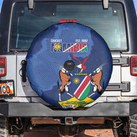 Custom Namibia Cricket Spare Tire Cover Go Eagles Est 1992 - Wonder Print Shop