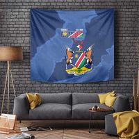 Custom Namibia Cricket Tapestry Go Eagles Est 1992 - Wonder Print Shop