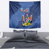 Custom Namibia Cricket Tapestry Go Eagles Est 1992 - Wonder Print Shop