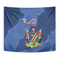 Custom Namibia Cricket Tapestry Go Eagles Est 1992 - Wonder Print Shop