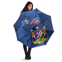 Custom Namibia Cricket Umbrella Go Eagles Est 1992 - Wonder Print Shop
