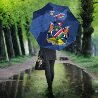 Custom Namibia Cricket Umbrella Go Eagles Est 1992 - Wonder Print Shop