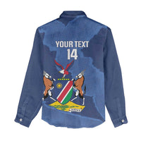 Custom Namibia Cricket Women Casual Shirt Go Eagles Est 1992 - Wonder Print Shop