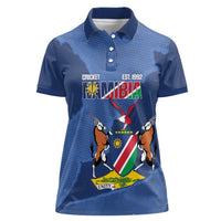 Custom Namibia Cricket Women Polo Shirt Go Eagles Est 1992 - Wonder Print Shop