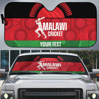 Custom Malawi Cricket Auto Sun Shade Go Champions Flag Style - Wonder Print Shop
