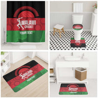 Custom Malawi Cricket Bathroom Set Go Champions Flag Style - Wonder Print Shop