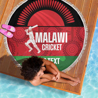 Custom Malawi Cricket Beach Blanket Go Champions Flag Style - Wonder Print Shop