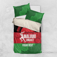 Custom Malawi Cricket Bedding Set Go Champions Flag Style - Wonder Print Shop