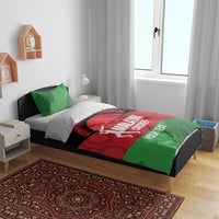 Custom Malawi Cricket Bedding Set Go Champions Flag Style - Wonder Print Shop