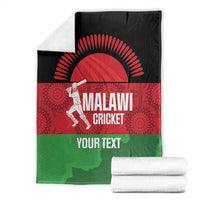 Custom Malawi Cricket Blanket Go Champions Flag Style - Wonder Print Shop