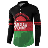 Custom Malawi Cricket Button Sweatshirt Go Champions Flag Style - Wonder Print Shop