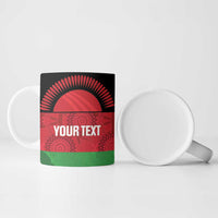 Custom Malawi Cricket Ceramic Mug Go Champions Flag Style - Wonder Print Shop