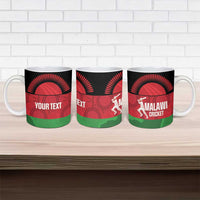 Custom Malawi Cricket Ceramic Mug Go Champions Flag Style - Wonder Print Shop