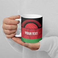 Custom Malawi Cricket Ceramic Mug Go Champions Flag Style - Wonder Print Shop