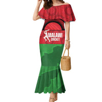 Custom Malawi Cricket Family Matching Mermaid Dress and Hawaiian Shirt Go Champions Flag Style - Wonder Print Shop