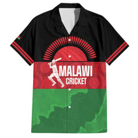 Custom Malawi Cricket Family Matching Off The Shoulder Long Sleeve Dress and Hawaiian Shirt Go Champions Flag Style - Wonder Print Shop