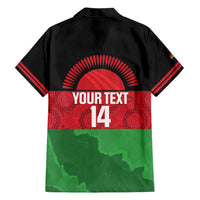 Custom Malawi Cricket Family Matching Short Sleeve Bodycon Dress and Hawaiian Shirt Go Champions Flag Style - Wonder Print Shop