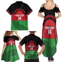 Custom Malawi Cricket Family Matching Summer Maxi Dress and Hawaiian Shirt Go Champions Flag Style - Wonder Print Shop