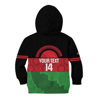 Custom Malawi Cricket Kid Hoodie Go Champions Flag Style - Wonder Print Shop