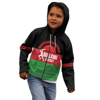 Custom Malawi Cricket Kid Hoodie Go Champions Flag Style - Wonder Print Shop