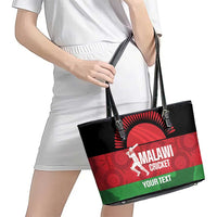 Custom Malawi Cricket Leather Tote Bag Go Champions Flag Style - Wonder Print Shop