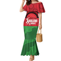 Custom Malawi Cricket Mermaid Dress Go Champions Flag Style - Wonder Print Shop