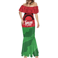 Custom Malawi Cricket Mermaid Dress Go Champions Flag Style - Wonder Print Shop