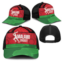 Malawi Cricket Mesh Trucker Cap Go Champions Flag Style - Wonder Print Shop