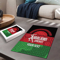 Custom Malawi Cricket Puzzle Go Champions Flag Style - Wonder Print Shop