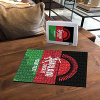 Custom Malawi Cricket Puzzle Go Champions Flag Style - Wonder Print Shop