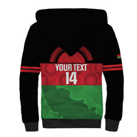Custom Malawi Cricket Sherpa Hoodie Go Champions Flag Style - Wonder Print Shop