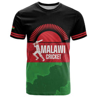 Custom Malawi Cricket T Shirt Go Champions Flag Style - Wonder Print Shop