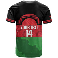 Custom Malawi Cricket T Shirt Go Champions Flag Style - Wonder Print Shop
