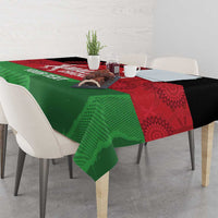 Custom Malawi Cricket Tablecloth Go Champions Flag Style - Wonder Print Shop