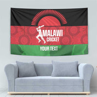 Custom Malawi Cricket Tapestry Go Champions Flag Style - Wonder Print Shop