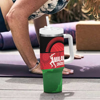 Custom Malawi Cricket Tumbler With Handle Go Champions Flag Style - Wonder Print Shop