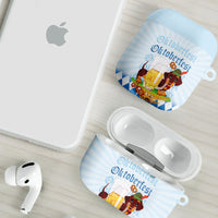 Germany Oktoberfest AirPods Case Dachshund Beer and Bavarian Pretzel
